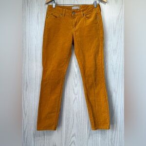 Banana Republic Skinny Ankle Cord Mustard Size 27/4P LNC